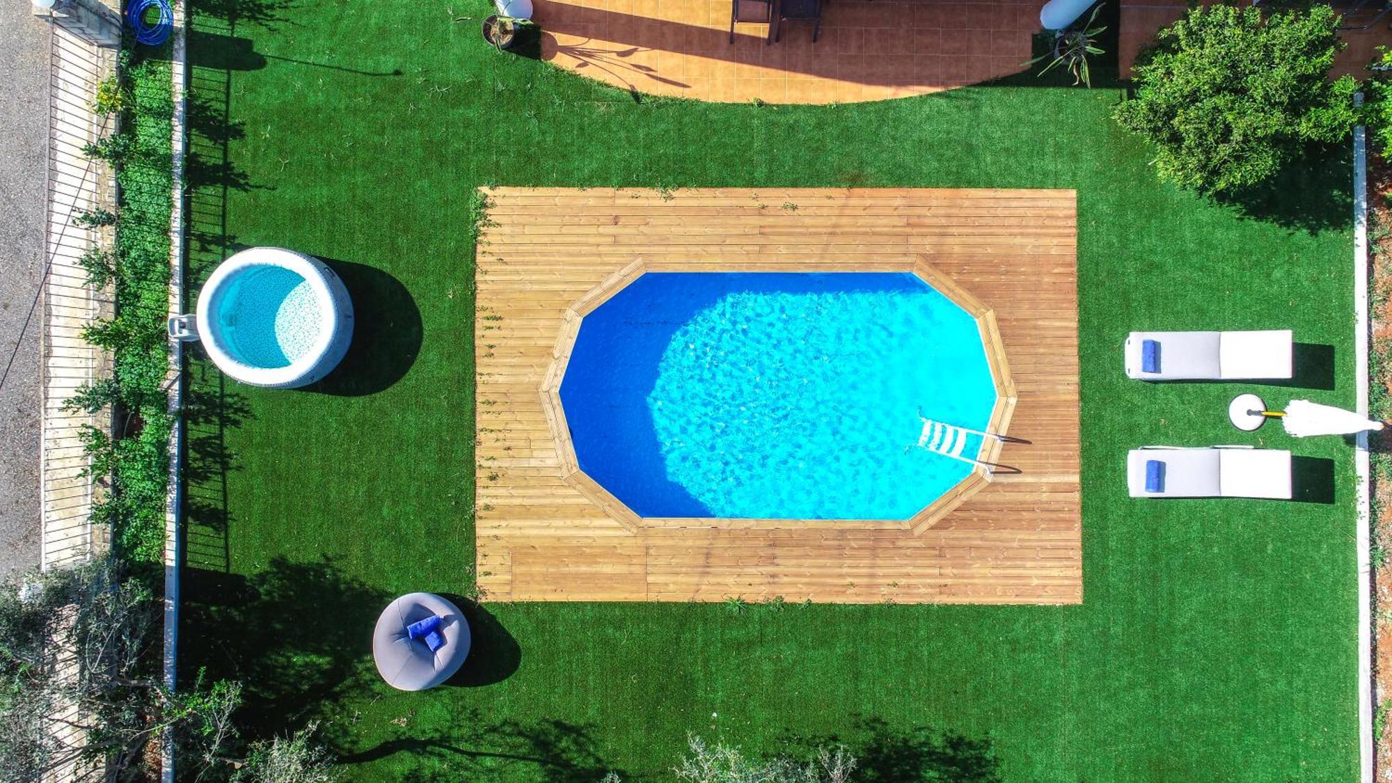 Вилла Lima Pool & Jacuzzi Chania Вамос
